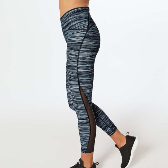 Lululemon Train Times 7/8 Pant *25" Low Tide Alpine White Black / Black Size 10 - Picture 12 of 12